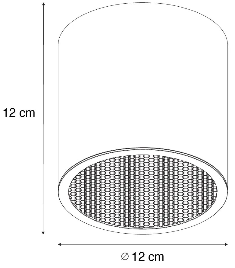 Spotlight de design auriu - Impact Honey