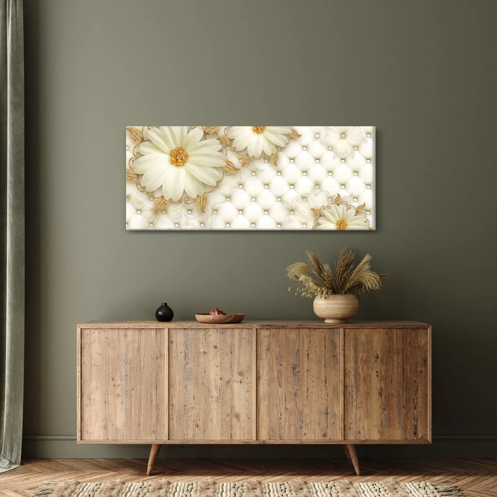 Tablou - Colaj auriu (120x50 cm)