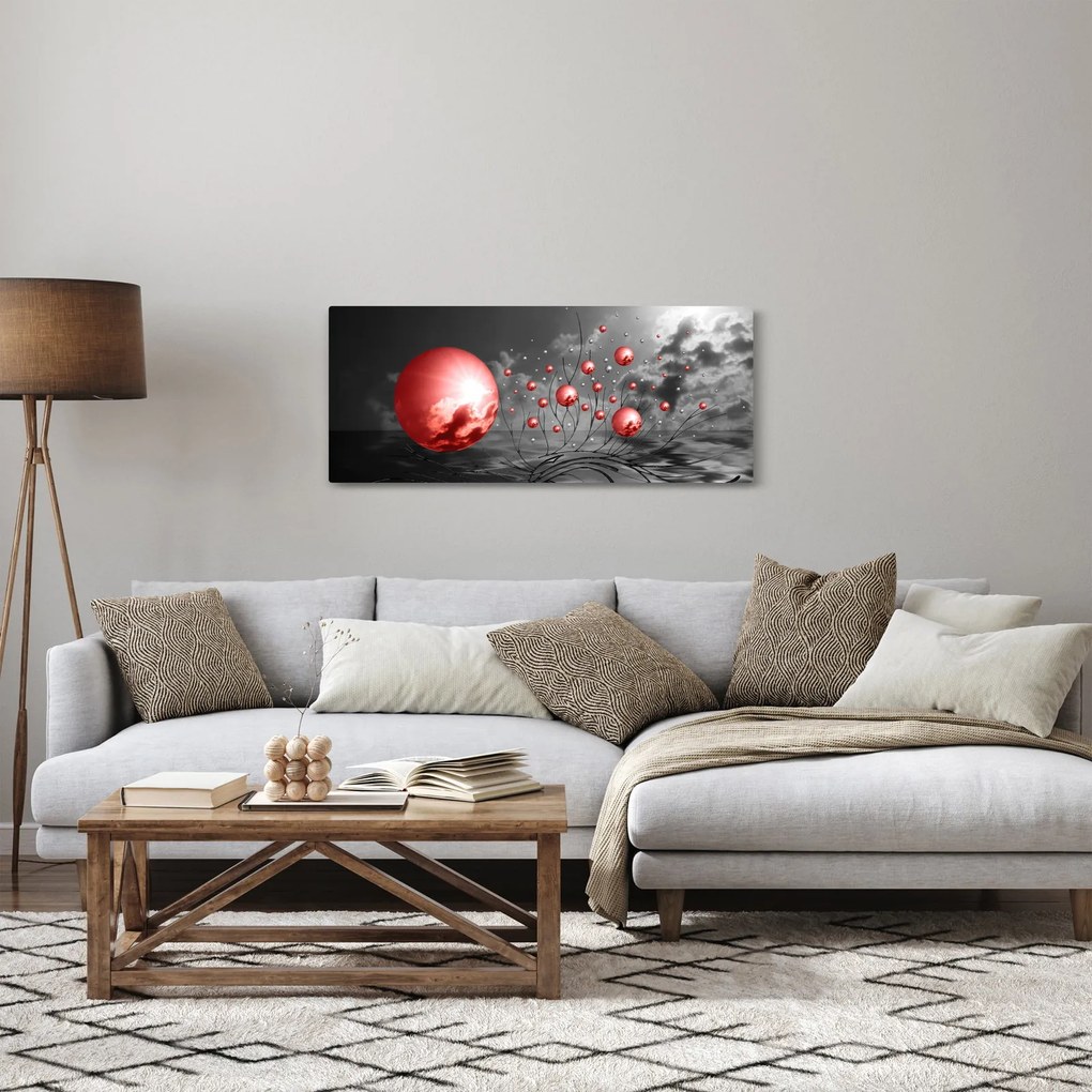 Tabloul bilelor roșii (120x50 cm)