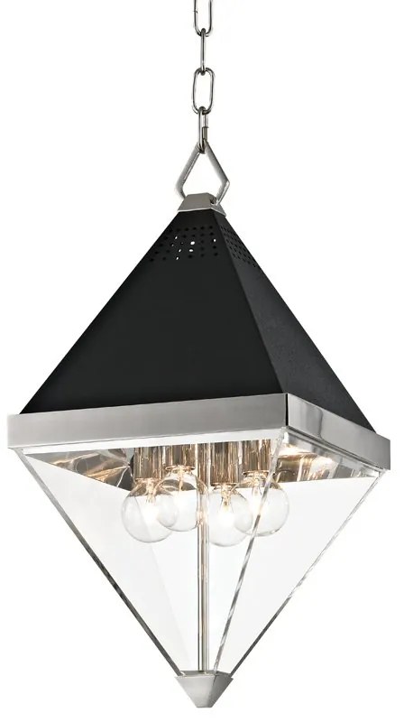 Pendul LUX design modern COLTRANE small, nichel lustruit