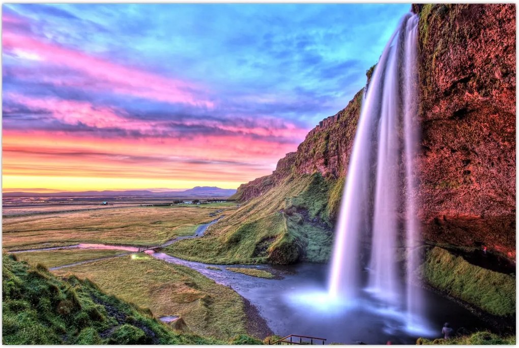 Tablou - Cascada Seljalandsfoss (90x60 cm)