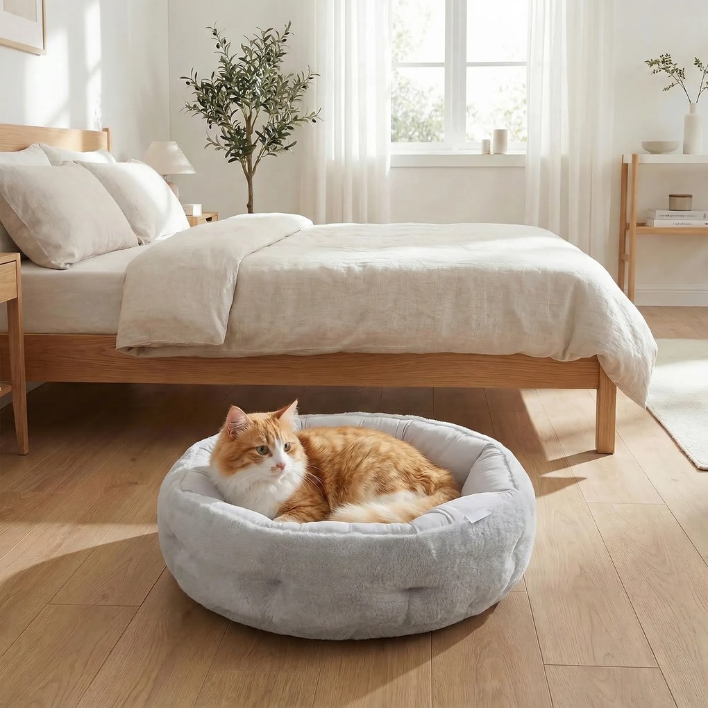 PawHut exterior pat cuib rotund confortabil | Aosom Romania
