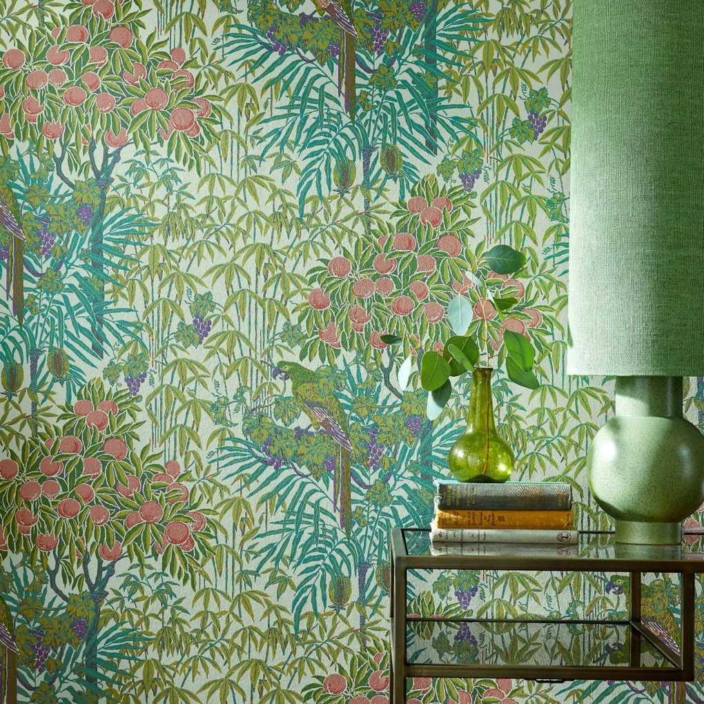 Tapet Macaw, Olive Green, 1838 Wallcoverings, 5.3mp / rola