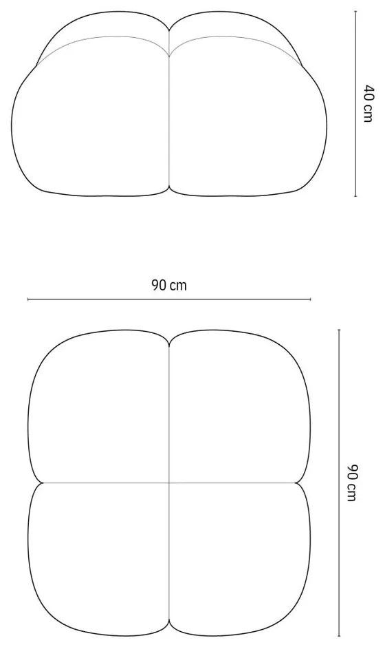 Taburet maro Loretto – Cosmopolitan Design
