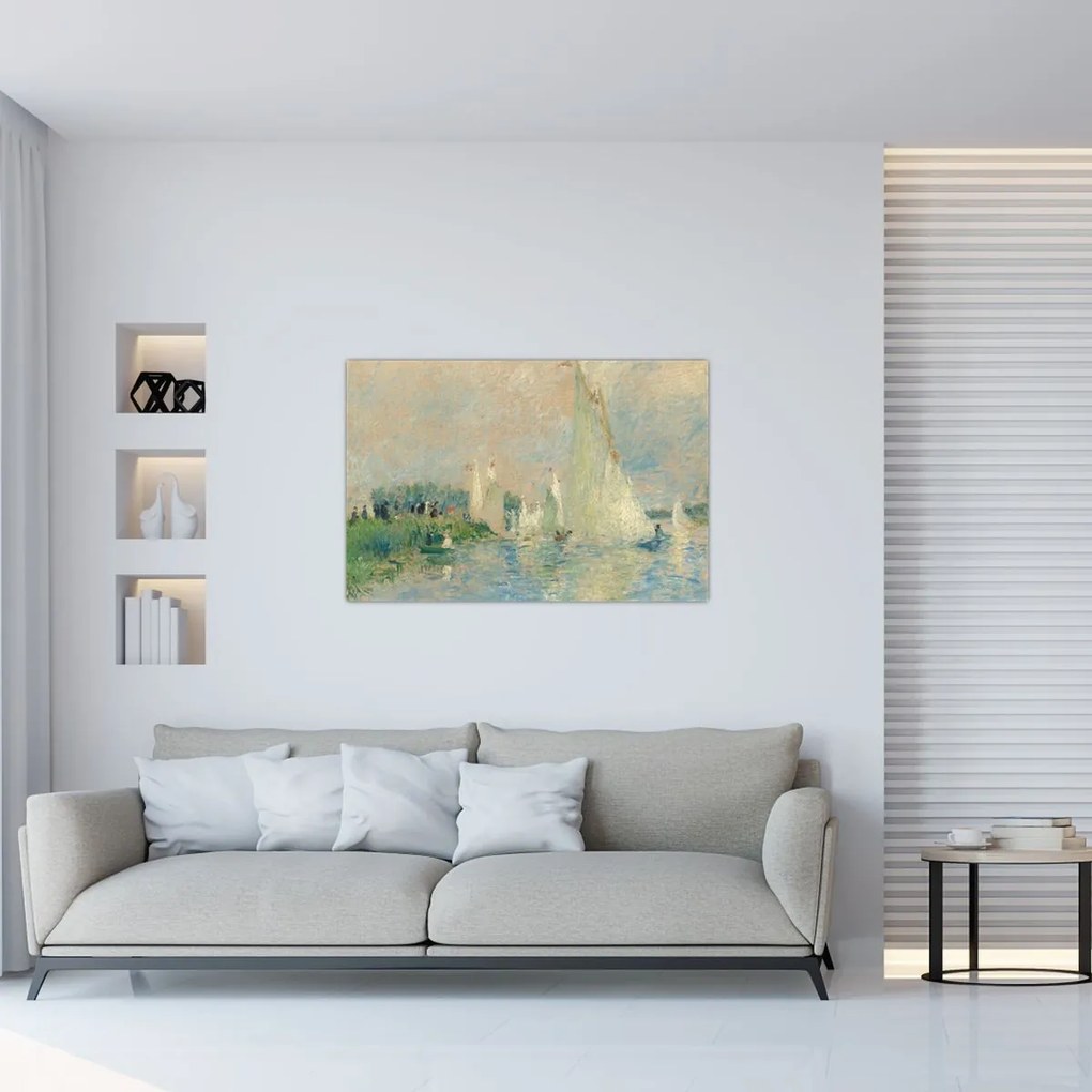 Tablou - Auguste Renoir, Regatta at Argenteuil, reproducere (90x60 cm)