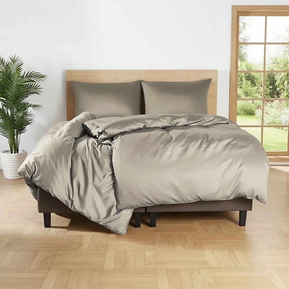 Lenjerie de pat din bumbac satinat