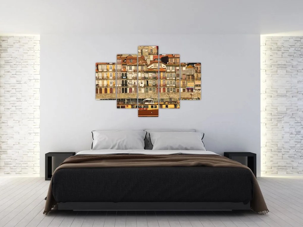 Tablou - Cartierul Waterfront, Portugalia (150x105 cm)