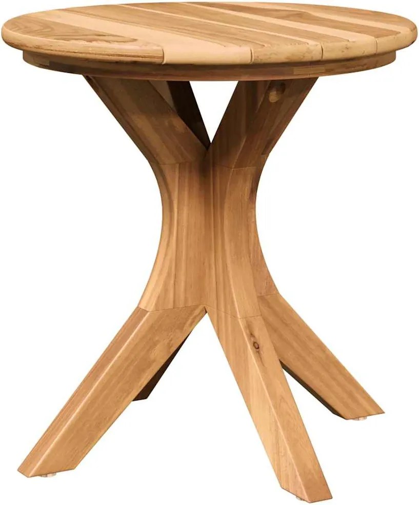 vidaXL Masă laterală Maro 40 x 40 x 41 cm Lemn solid de tec