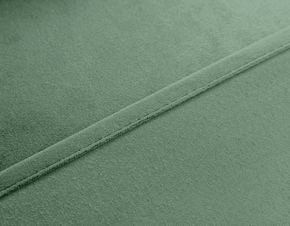 Perdele opace VELVET mentol 140x250 cm (2 buc), inele metalice