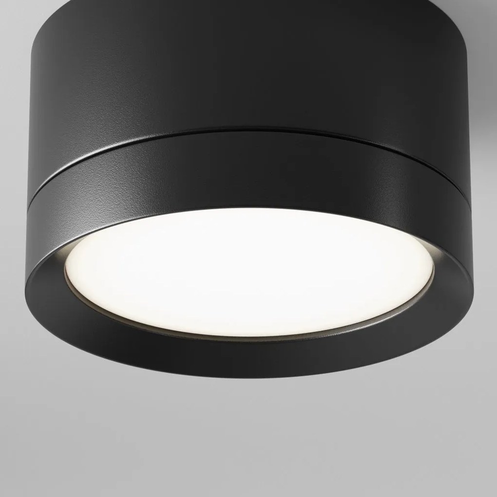 Spot aplicat design tehnic Janu negru