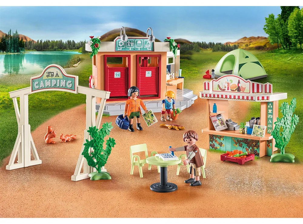 LOC DE CAMPING - PLAYMOBIL FAMILY FUN - CAMPING - (PM71424)
