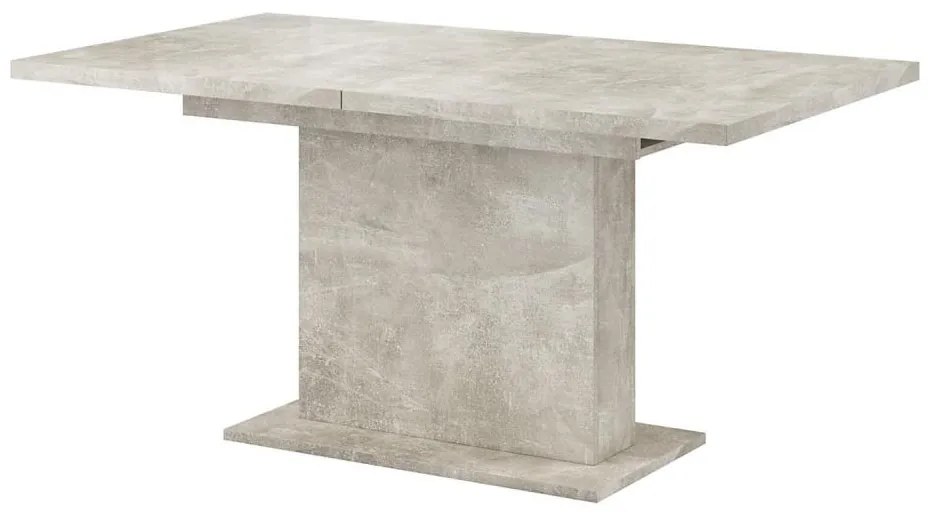 Masă de dining extensibilă STRAP, beton gri