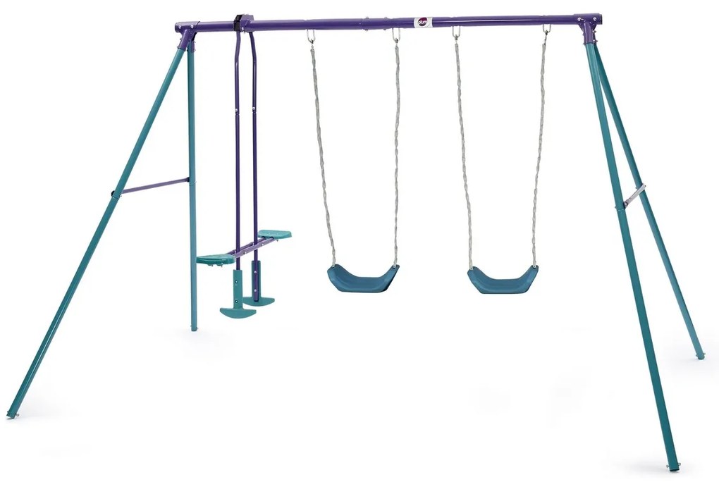Plum Set de trei leagăne cu construcție metalică ,268 x 178 x 183 cm