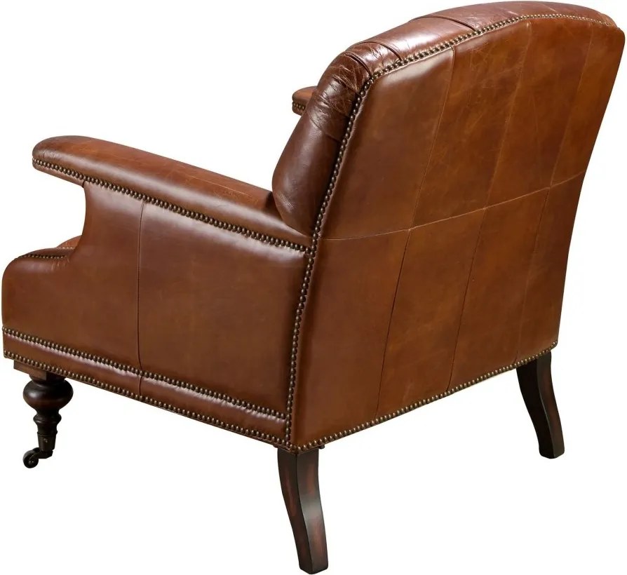 Fotoliu design italian, Piele Naturala, Chesterfield 5163