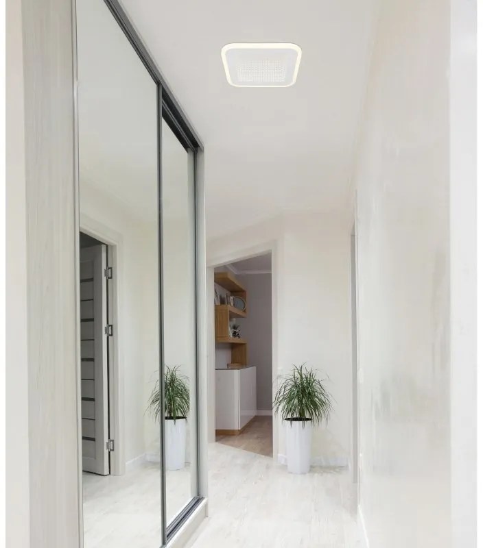 Plafoniera LED cu efect de oglinda 3D LAMELA