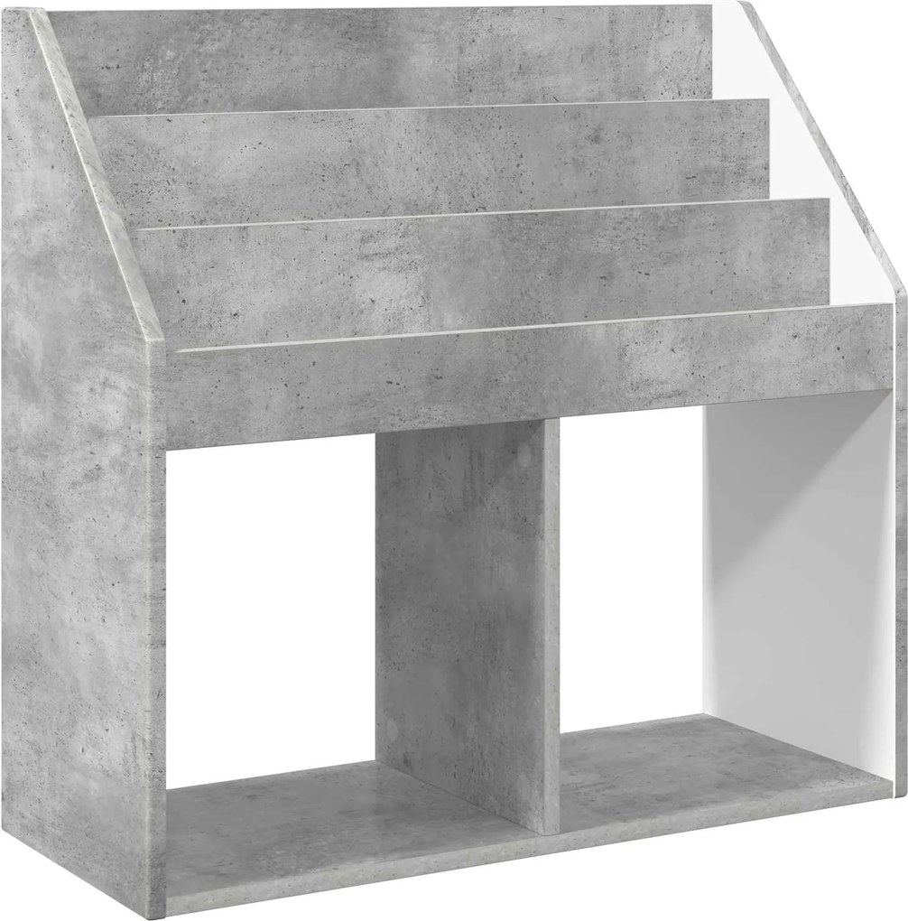 vidaXL Raft pentru copii Gri din beton 72,5 x 29,5 x 69 cm