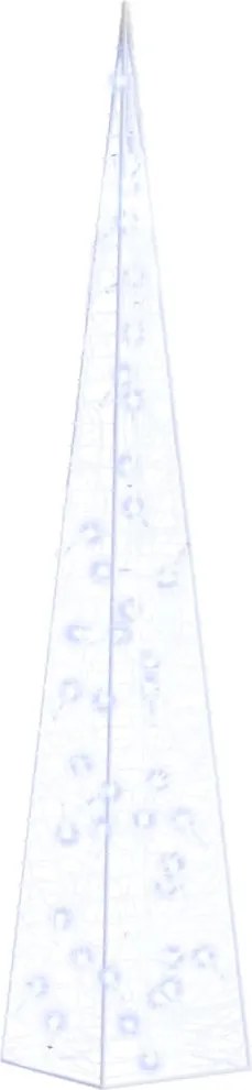 vidaXL Con de lumină cu LED decorativ, albastru, 90 cm, acril