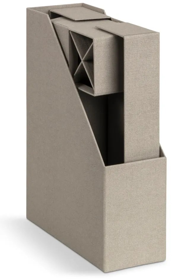 Organizatoare 4 buc. din carton Hugo Canvas Paper Laminate – Bigso