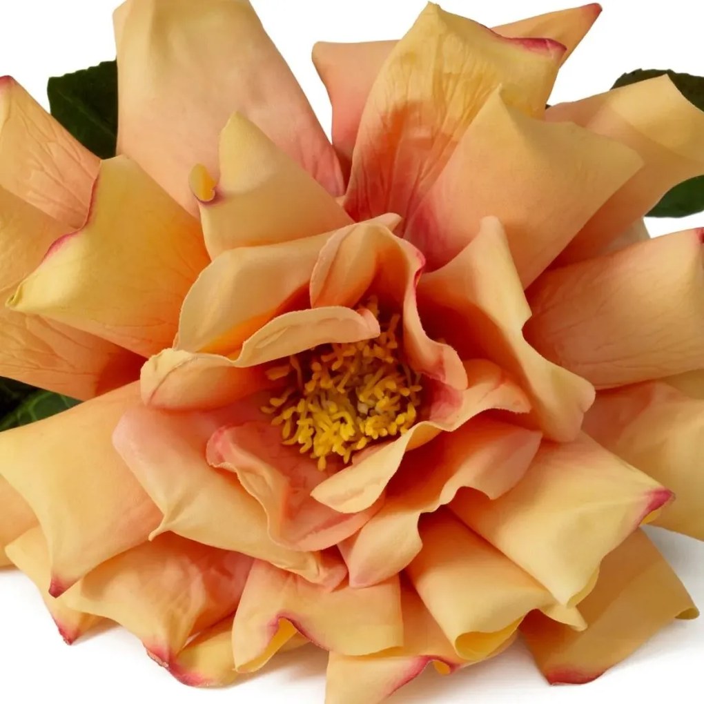 Buchet artificial LUX din 72 de trandafiri Peach, Roses
