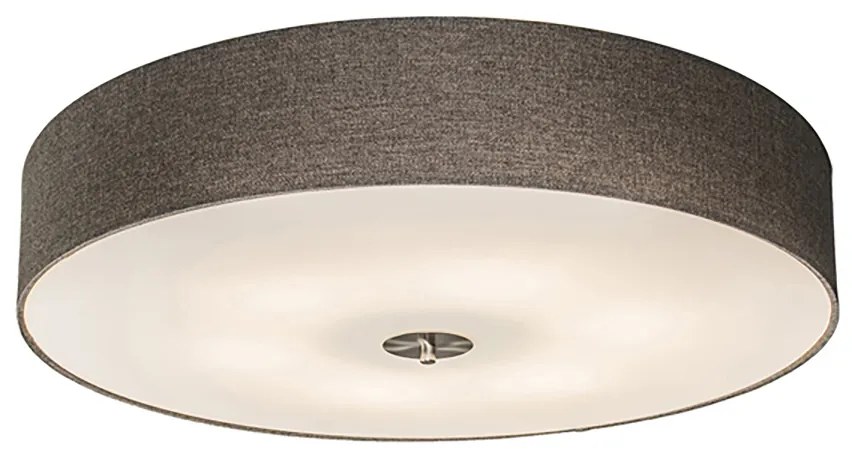 Plafoniera inteligentă taupe 70 cm cu 6 becuri WiFi A60 - Drum Jute