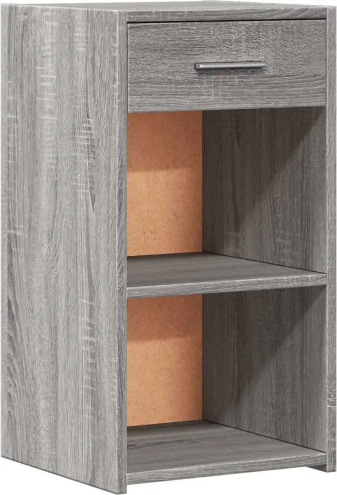 vidaXL Noptieră, gri sonoma, 35x34x65 cm, lemn prelucrat