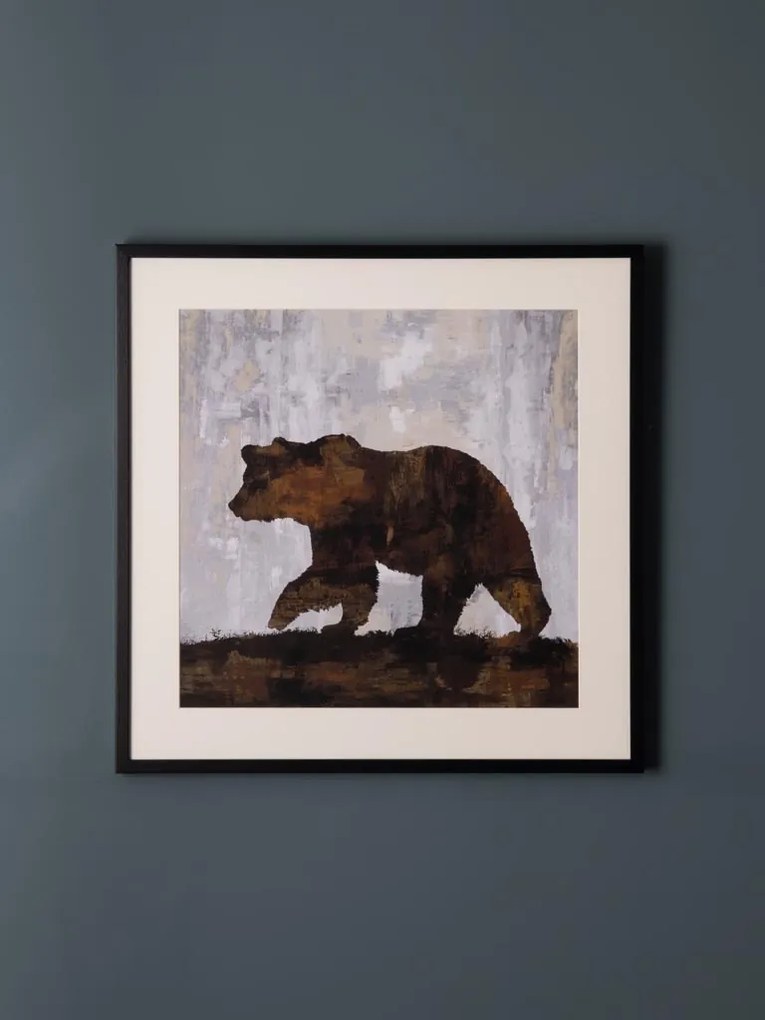 Tablou decorativ, cu rama din rasina, Bear