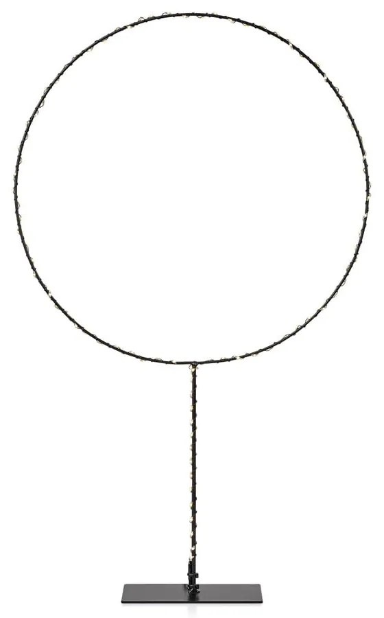 Decorațiune luminoasă de Crăciun Markslöjd Alpha Circle, negru