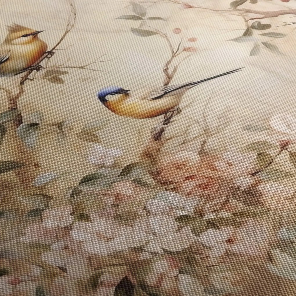 Tablou - Pictură de păsări de epocă II. (90x60 cm)