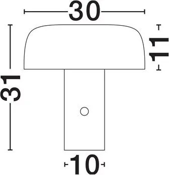 Veioza LED 2700K NOELIA crem