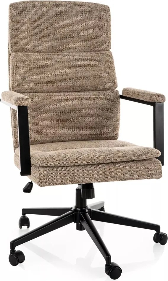 Scaun de birou rotativ Q-090 Noelle bej închis 33
