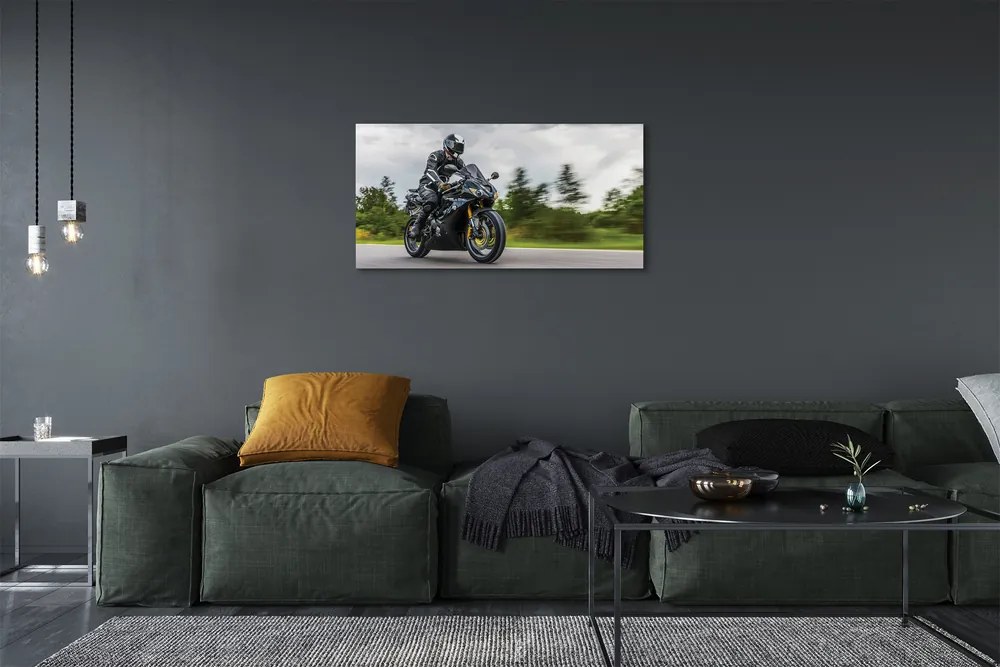 Tablouri canvas Motociclete nori rutier cer