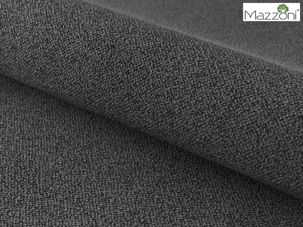 MAZZONI EXPORT IRIS Antracit [Gri închis] (material Monza 130) - SCAUN MODERN TAPIȚAT BOUCLÉ PENTRU SALON/SUFRAGERIE LOFT