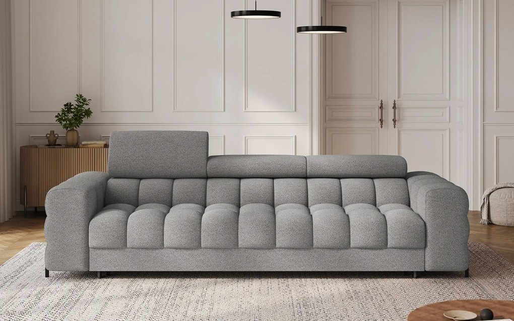 Canapea lemn masiv extensibilă Festello Personalizabila, 260 × 100 × 96 cm - royal18