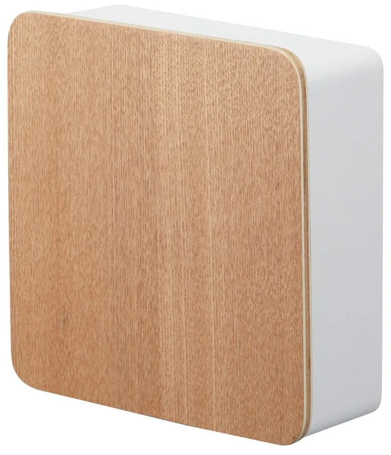 Dulap pentru chei cu ușă din placaj Yamazaki Rin, alb