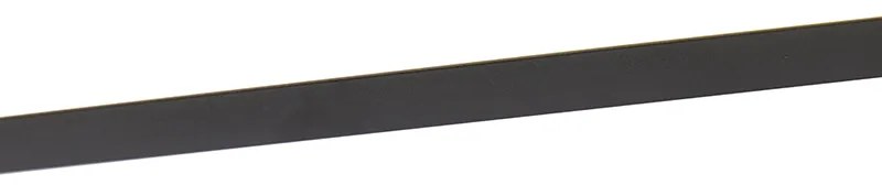 Plafoniera neagra 80 cm incl. LED cu telecomanda - Live