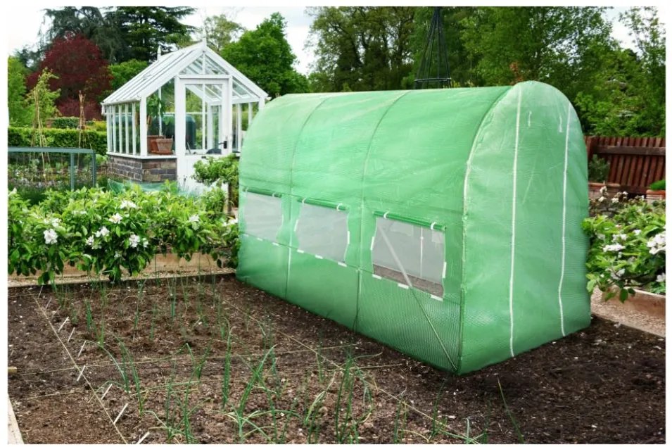Solar de grădină ALB 2x3m cu filtru UV PREMIUM