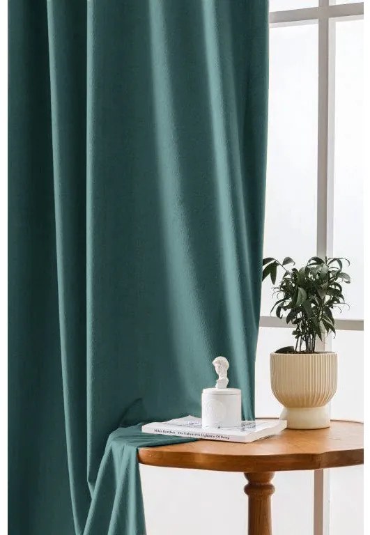 Draperie opaca VELVET 140x250 cm, turcoaz Agatat: Rejansa