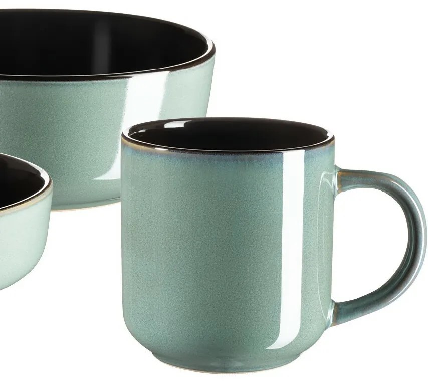 Set de masă Mäser 10 piese ALENIA, verde