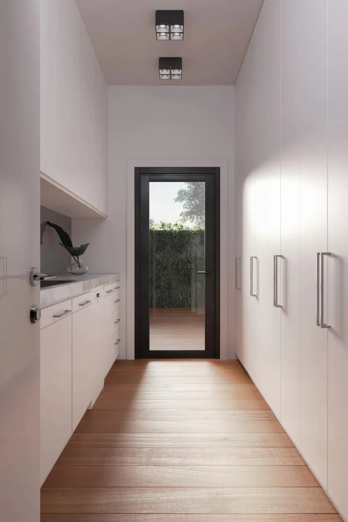 Corp aplicat cu 4 spoturi design modern ETHAN negru