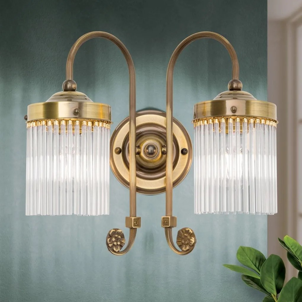 Aplica de perete Art Nouveau STABCHENSERIE, patina