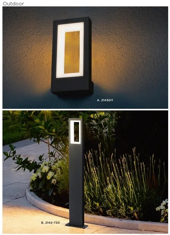 Stalp LED pentru iluminat exterior modern Outdoor H-73cm 2142-730 SRT