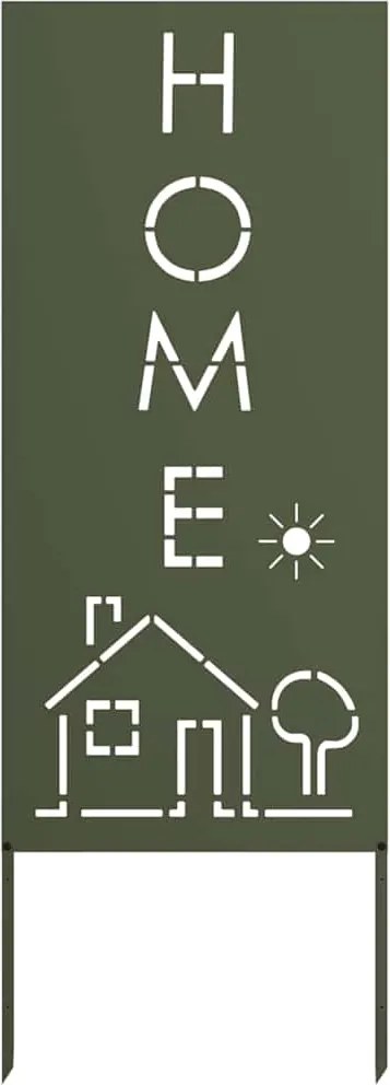 vidaXL Ecran de intimitate pentru grădină Olivengrønn 50 x 140 cm