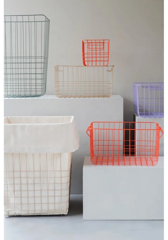 Coș de rufe verde din metal/din material textil 64 l Store-It – Mette Ditmer Denmark