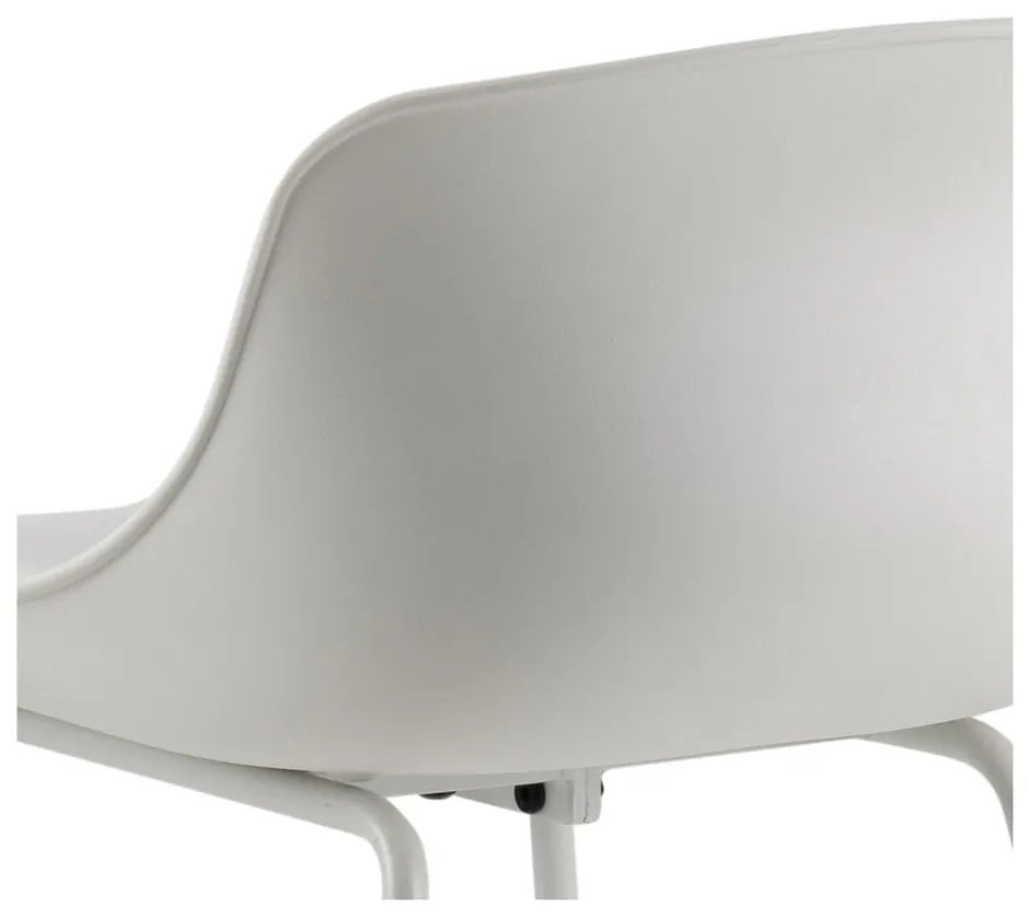 Scaun de bar alb (înălțime șezut 76 cm) Tina – Actona