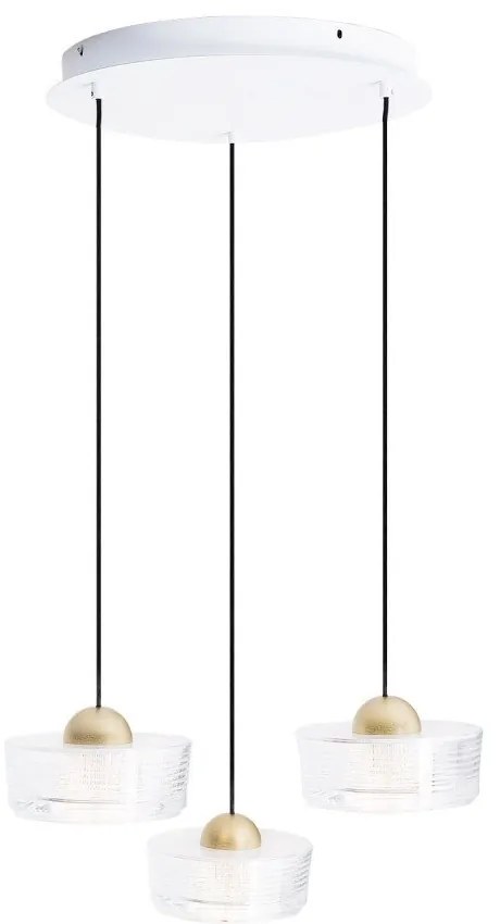 Lustra LED suspendata design decorativ Lipari 3L