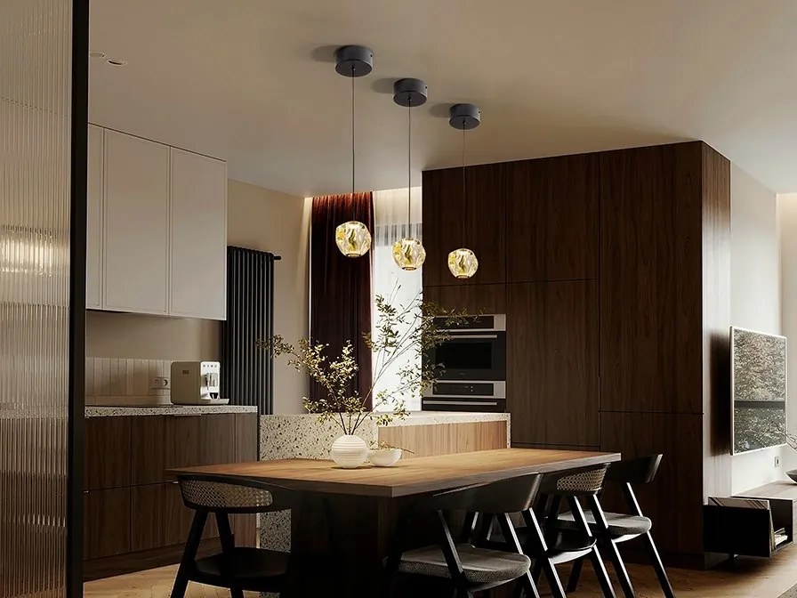 Pendul LED design decorativ modern Zaria