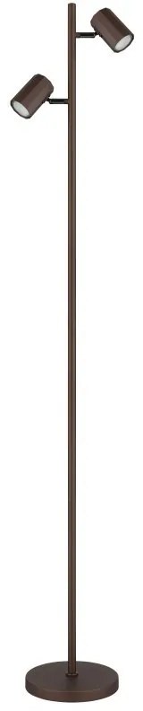 Lampadar cu 2 Spoturi directionabile JAMES bronz