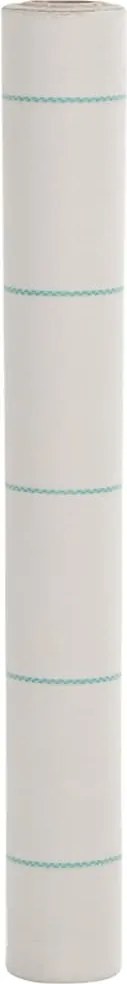 vidaXL Membrană antiburuieni, alb, 1x150 m, PP