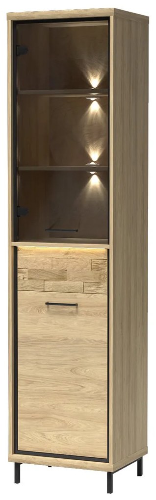 Vitrină Milley 04 (cu iluminat LED) (hikora). 1057894