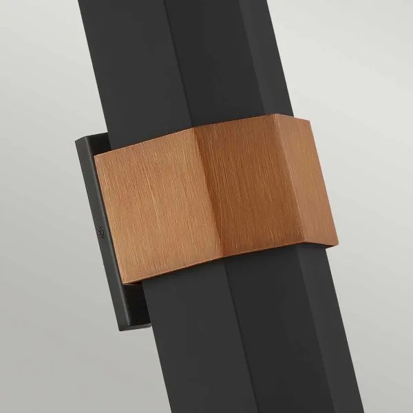 Corp LED de iluminat de exterior Quoizel QZ-CHASM-L-BKW CHASM 2xLED/9,5W/230V IP44